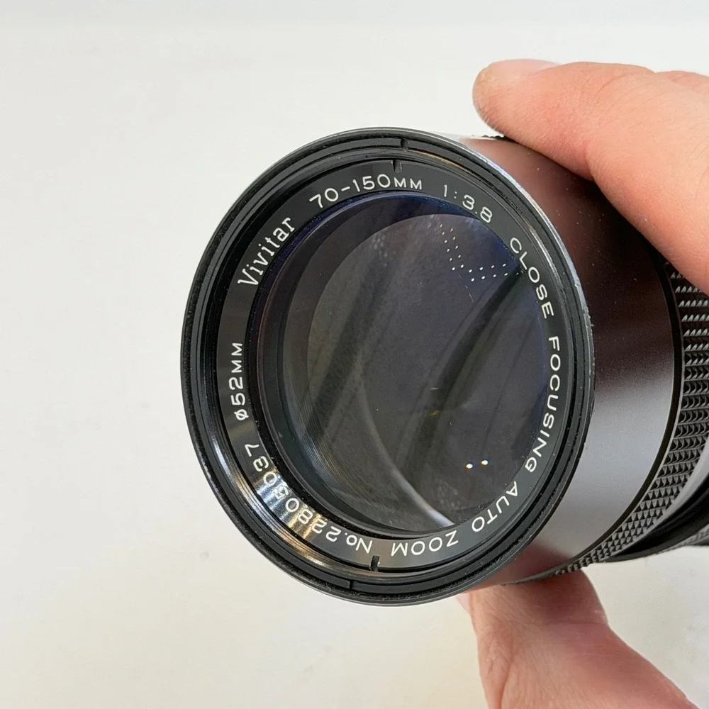 Vintage Lens Lot Vivitar 70-150mm Takumar 135mm f2.5 Promaster 28-70mm Nikon